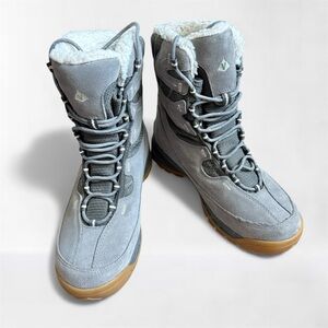VASQUE 7805 Pow Pow Gray Suede Ultra Dry Thinsulate 400 Winter Boots Women’s 8M